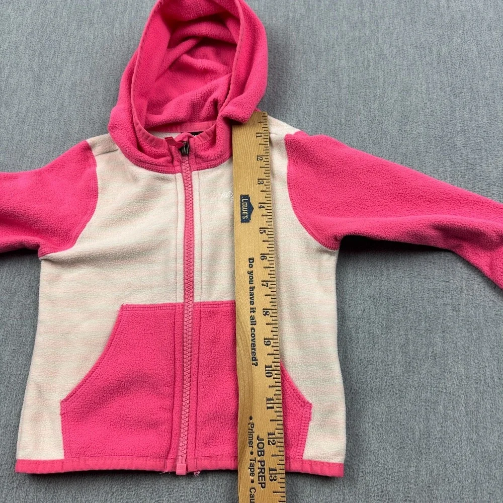 The North Face Jacket Baby Girl 6-12‎ Months Pink Glacier Fleece Hoodie Pullover